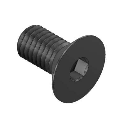 M8X16FHCS-5 MODULAR SOLUTIONS BLACK OXIDE PLATED FASTENER<BR>M8 X 16MM FLAT HEAD CAP SCREW - COUNTERSUNK